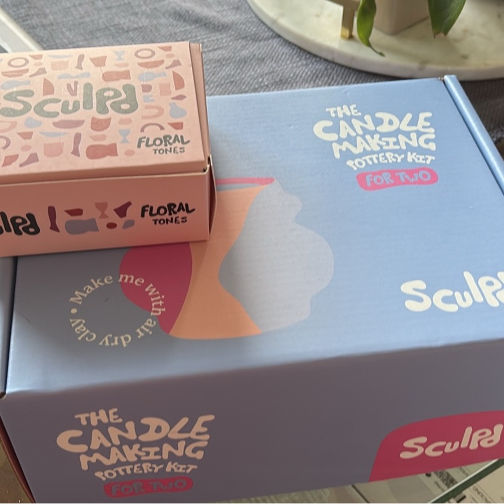 Sculpd Candle Making Pottery Kit for Two